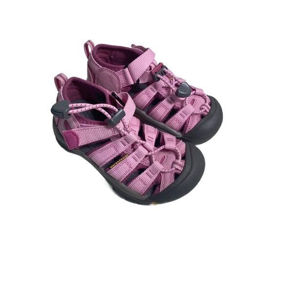 NWOT Keen Newport H2 Sandals Kid's Pink Size US 10 Waterproof Outdoor Hiking - Picture 3 of 7